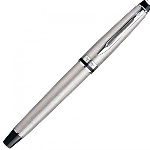 Waterman Expert - Stainless Steel CT, ручка-роллер, F, BL фото 2