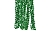 БУСЫ пластиковые БРИЛЛИАНТОВАЯ РОССЫПЬ, 5 мм, 2.7 м, цвет: зелёный, Kaemingk