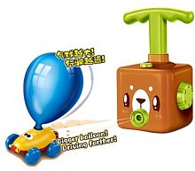 Игровой набор BALLOON CAR (машинка, воздушные шары, насос) коричневый