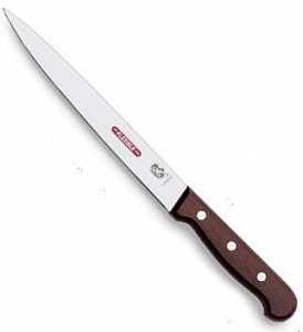 Нож Victorinox филейный, лезвие 16 см, дерево
