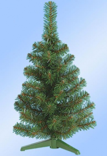 Искусственная елка "Декоративная", зеленая, (хвоя - PVC), 45 см, ЦАРЬ ЕЛКА фото 2