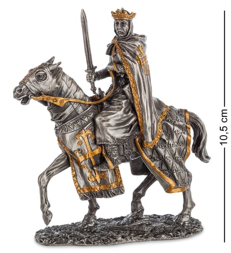 WS-820 Статуэтка «Конный рыцарь крестоносец»