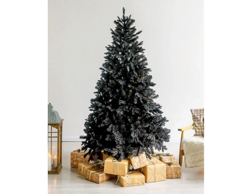Искусственная ель ОДРИ BLACK, 240 см, чёрная, хвоя Литая+ПВХ, GREEN TREES в интернет-магазине VsemPodarok.com