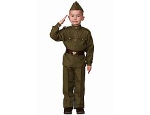 Детская военная форма Солдат, цвет зеленый, Батик