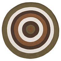 Ковер из хлопка target коричневого цвета из коллекции ethnic