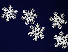 Гирлянда "Парящие снежинки", 2.15 м, 7 снежинок, Peha Magic