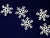 Гирлянда "Парящие снежинки", 2.15 м, 7 снежинок (снежинка - 20 см), Peha Magic