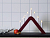 Декоративный светильник-горка JARVE, деревянный, красный, 7 тёплых белых ламп, 41х36 см, STAR trading