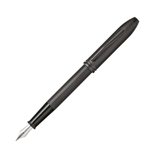 Cross Townsend - Black Micro Knurl, перьевая ручка, F, BL