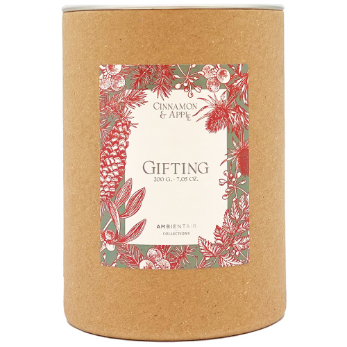 Свеча ароматическая gifting, Корица и яблоко, 40 ч фото 3