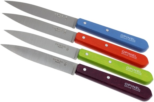 Набор ножей Opinel Set of 4 N°112 assorted sweet pop colours, нержавеющая сталь, (4 шт./уп.) 001381 фото 2