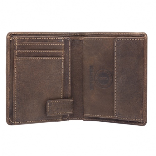 Бумажник Klondike Don, коричневый, 9,5x12 см фото 4