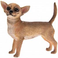 Статуэтка собаки из полистоуна Чихуахуа, 10 см 
