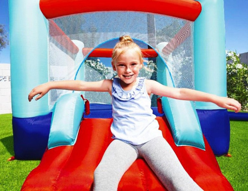 Надувной батут Spring n' Slide Park с горкой, 250х210х152 см, от 3 до 8 лет, фото 9