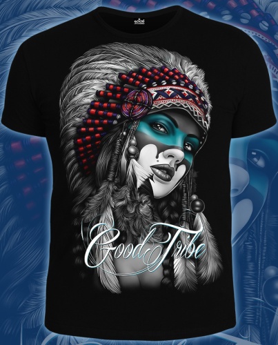Мужская футболка"GOOD Tribe" фото 2