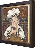Настенная ключница "Kiss the Cook"