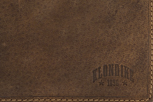 Бумажник Klondike Peter, коричневый, 12x9,5 см фото 5