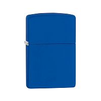 Зажигалка ZIPPO Classic с покрытием Royal Blue Matte, латунь/сталь, синяя, матовая, 36x12x56 мм, 229