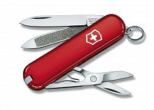 Нож-брелок Victorinox Classic, 58 мм, 7 функций, красный