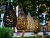 Садовый светильник на солнечной батарее подвесной ВЕЧЕРНЕЕ КРУЖЕВО, цвет-тауп, 5 тёплых белых микро LED-огней, 21 см, Kaemingk (Lumineo)