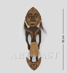 27-025 Панно "Абориген Папуа" 50см (Папуа)