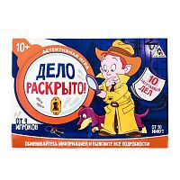 Настольная детективная игра «Дело раскрыто»