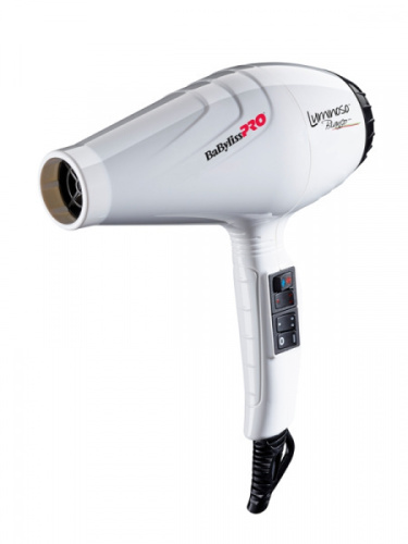 Фен BaByliss Pro Luminoso+, 2100 Вт, 2 насадки, белый фото 4