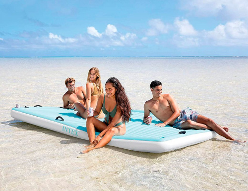 Надувной матрас-платформа для плавания Water Lounge, 310х183 см, Intex фото 2