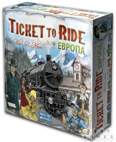 Настольная игра: Ticket to Ride: Европа (3-е рус. изд.)