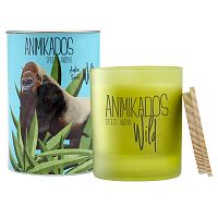 Свеча ароматическая Gorilla - амбровый Wild 40 ч
