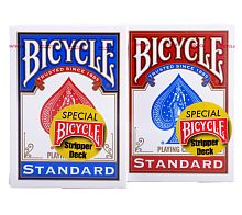 Карты "Bicycle Stripper Deck red/blue"