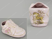 Фигурка из фарфора "Башмачок Знаки Зодиака Козерог" Leander, голубой; розовый