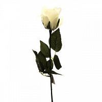 Роза Алба белая 45 см живое прикосновение (24 шт.в упак.)