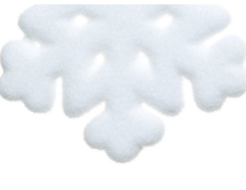 Снежинка "Уютная ёлочка", белая, пеноплекс, Kaemingk фото 3