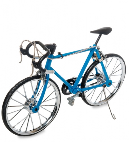 VL-19/2 Фигурка-модель 1:10 Велосипед гоночный "Roadbike" голубой