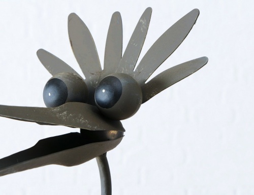 Штекер садовый "Птички чакки", металлические, серые, 120 см (2 шт.), Boltze фото 2