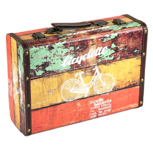 Шкатулка-чемодан "Bicyclettes" 34*11*24 см