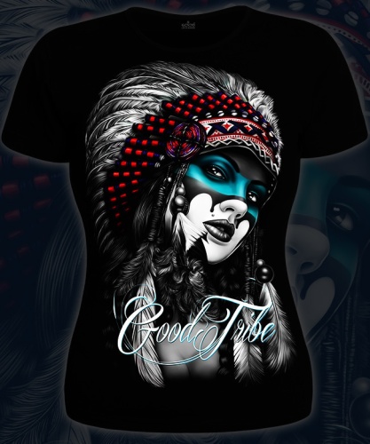 Женская футболка"GOOD Tribe" фото 3