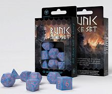 Набор кубиков для RPG "Рунический", голубой с розовым