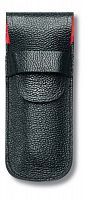 Чехол кожаный черный для перочинных ножей 84 мм, толщиной 3 уровня
