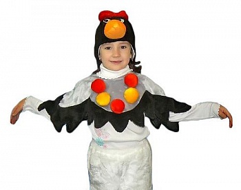 Карнавальный костюм "Ворона", на рост 122-134 см, 5-7 лет, Бока