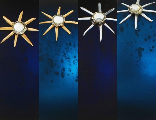 Набор коллекционных ёлочных шаров "Звёздный вальс", стекло, 8 см, упаковка 8 шт., Boltze фото 2