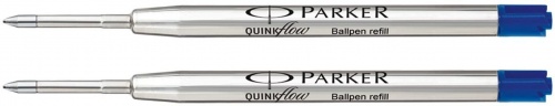 Parker Стержени для шариковой ручки Quink Flow (2шт), M (в блистере) фото 2