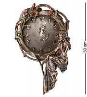 WS-941 Панно-часы "Девушка и лилии"