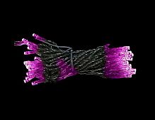 "Клип лайт - светодинамика -" на силиконовом проводе ПРЕМИУМ КЛАСС комплект 60м с 600 LED лампами, цвет-розовый, 24V, светодинамика, уличный, BEAUTY LED