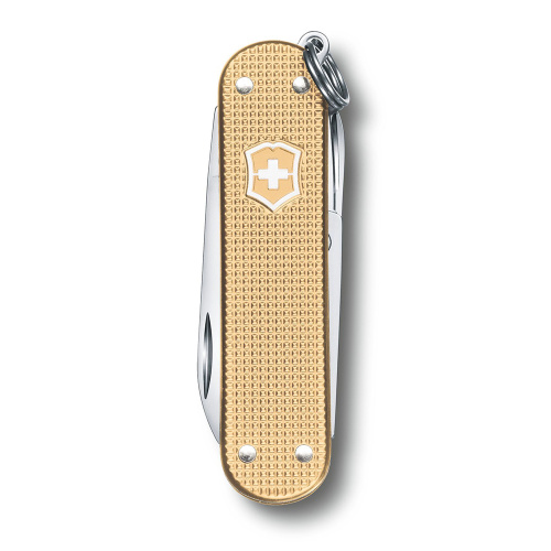 Нож Victorinox Alox Classic, 58 мм, 5 функций, золотистый (подар. упаковка) фото 2