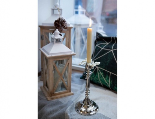 Мини-венок для свечей и декорирования "Жемчужные веточки", 9 см, Swerox фото 3
