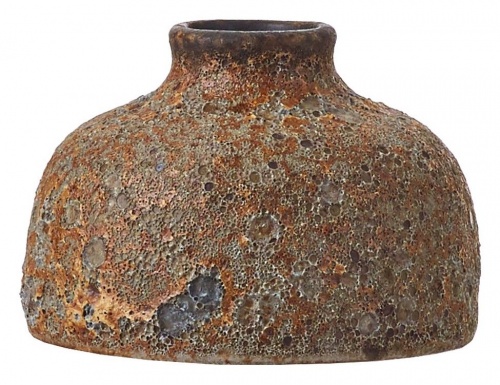 Декоративная керамическая вазочка "Джиан", коричневая, 6.5х9х5 см, Edelman фото 2