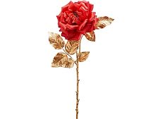 Декоративная "Роза - королевское великолепие", искусственный шёлк, EDG
