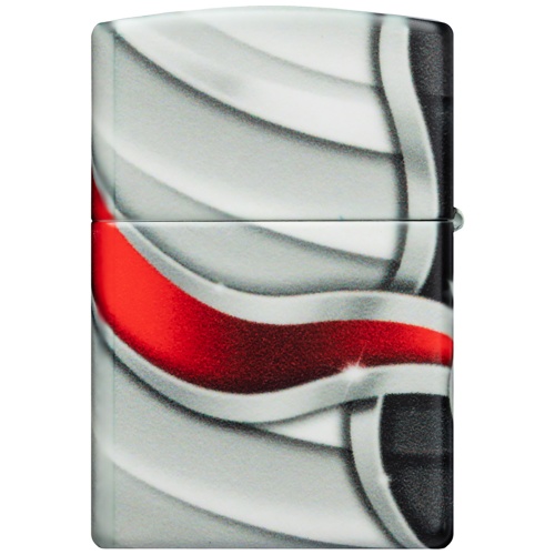 Зажигалка Zippo Flame Design с покрытием White Matte, белая, матовая, 38x13x57 мм фото 8